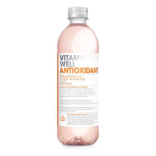 Vitamin Well Напиток Vitamin Well Antioxidant, 500 мл, вкус: персик в Интерспорт