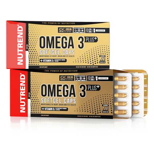 Добавка NUTREND Omega 3 Softgel 120 капсул в Интерспорт