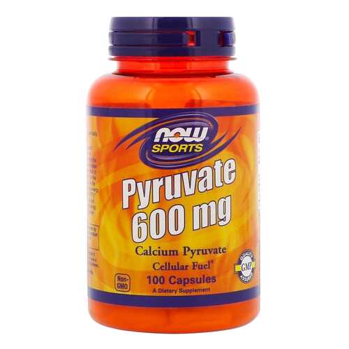 Кальций NOW Sports Pyruvate Calcium 100 капсул в Интерспорт