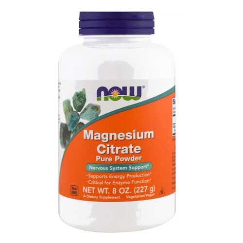 NOW Magnesium Citrate Pure Powder 227 г в Интерспорт