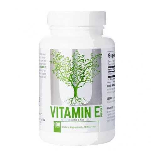 Universal Nutrition Vitamin E Formula 400 IU - 100 капсул в Интерспорт