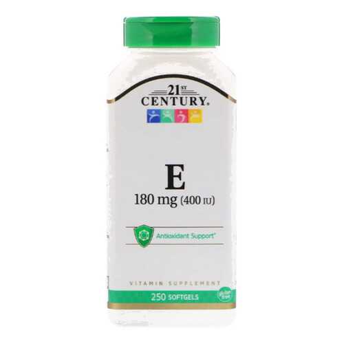 Витамин E 21st Century Vitamin E 400 250 капсул в Интерспорт