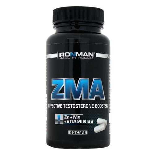 Витаминно-минеральный комплекс Ironman ZMA 60 капсул в Интерспорт