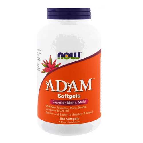 Витаминно-минеральный комплекс NOW Sports Adam Men's Multivitamin 180 капсул в Интерспорт