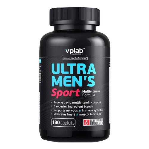 Витаминно-минеральный комплекс VPLab Ultra Mens Sport Multivitamin Formula 180 капсул в Интерспорт