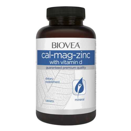 Витаминный комплекс BIOVEA Calcium Magnesium Zinc 90 таблеток в Интерспорт