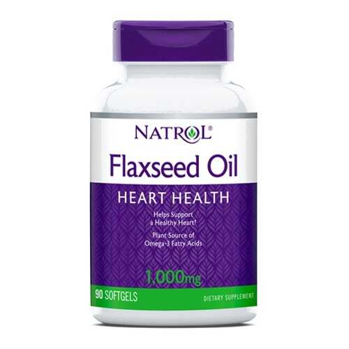 Natrol Flax Seed Oil 1000 (90 капсул) в Интерспорт