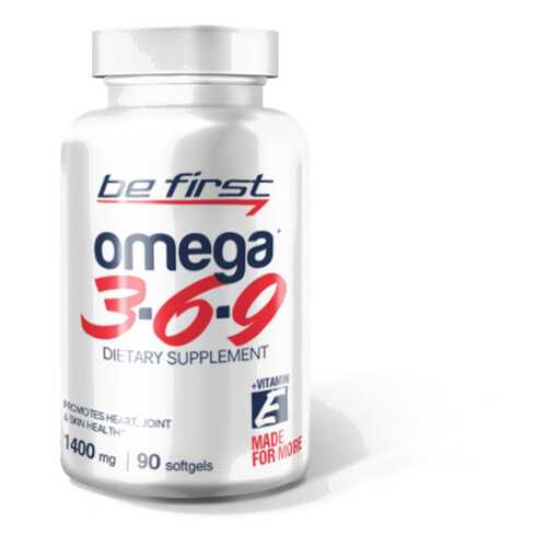 Omega 3-6-9 Be First 90 гелевых капсул в Интерспорт