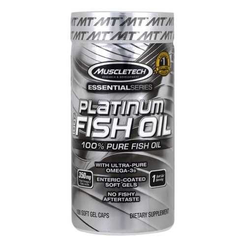 Omega-3 MuscleTech Platinum 100% Fish Oil 100 капс. в Интерспорт