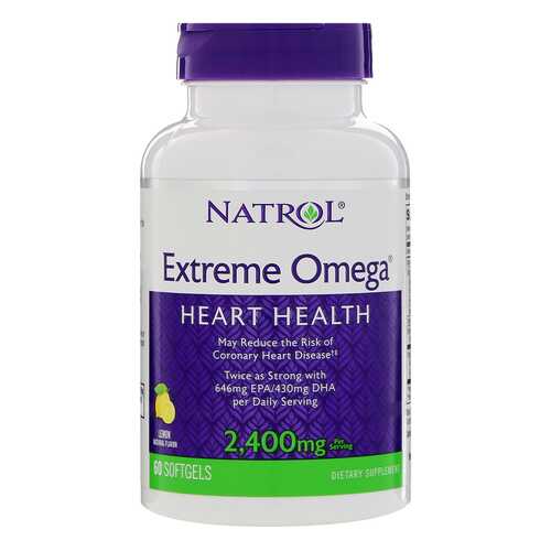 Omega-3 Natrol Extreme Omega 60 капсул в Интерспорт