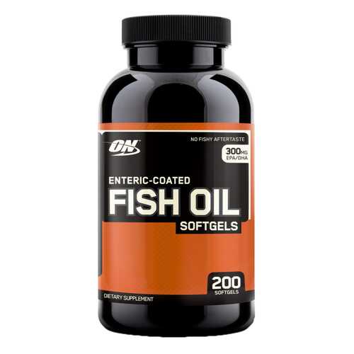 Omega-3 Optimum Nutrition Fish Oil Softgels 200 капс. в Интерспорт