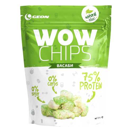 Чипсы Geon Wow Chips 30 г васаби в Интерспорт