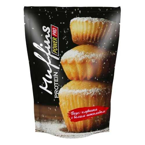 Power Pro Muffin Protein (смесь для выпечки), 500 г, вкус: клубника с белым шоколадом в Интерспорт