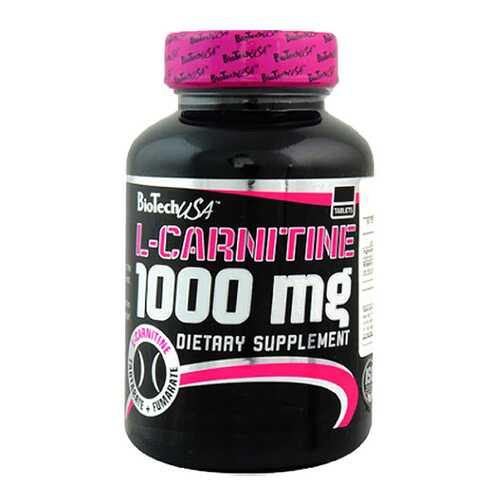 BioTech L-Carnitine 1000, 60 таблеток в Интерспорт