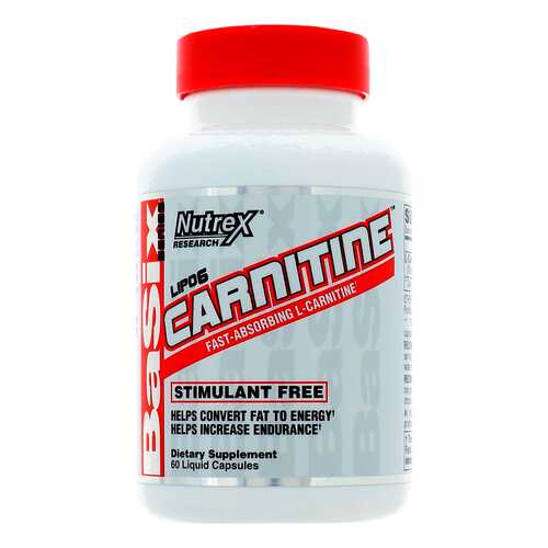 Nutrex Lipo 6 Carnitine, 60 капсул в Интерспорт