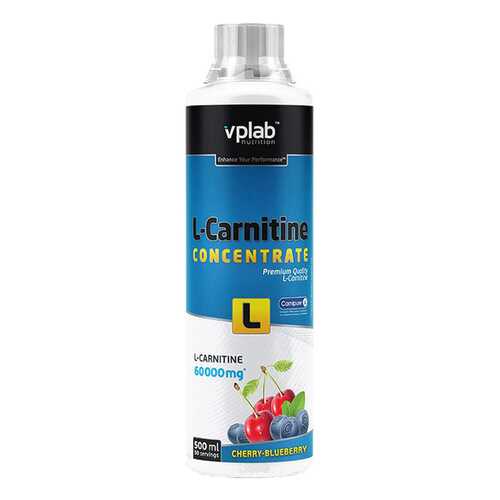 VPLab L-Carnitine Concentrate, 1000 мл, Cherry-Blueberry в Интерспорт