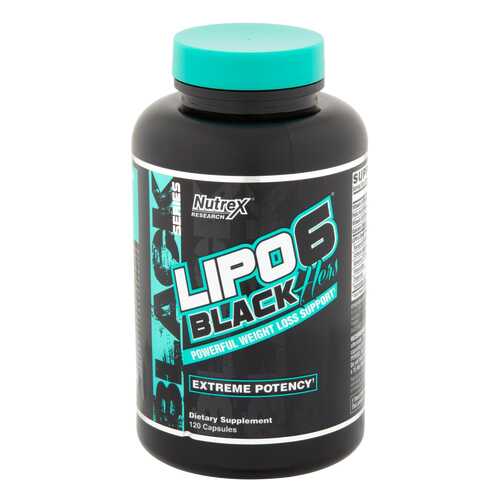 Жиросжигатель Nutrex Lipo 6 Black Hers, 120 капсул в Интерспорт