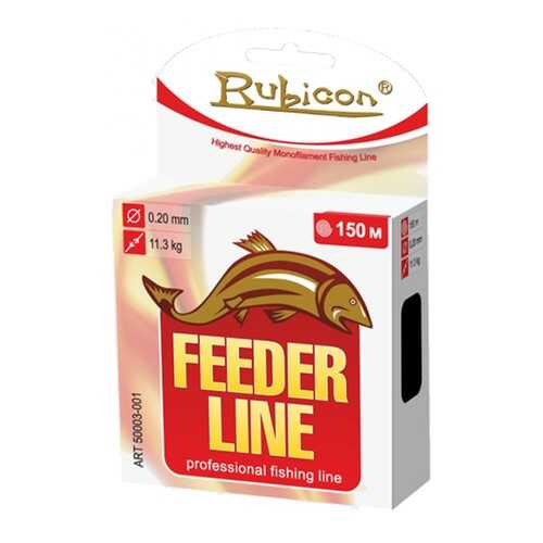 Леска Feeder Line 150 m black в Интерспорт