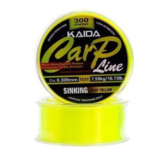 Леска флюрокарбоновая Carp Line Neon Yellow, 0,26 мм, 300 м, 5,64 кг в Интерспорт