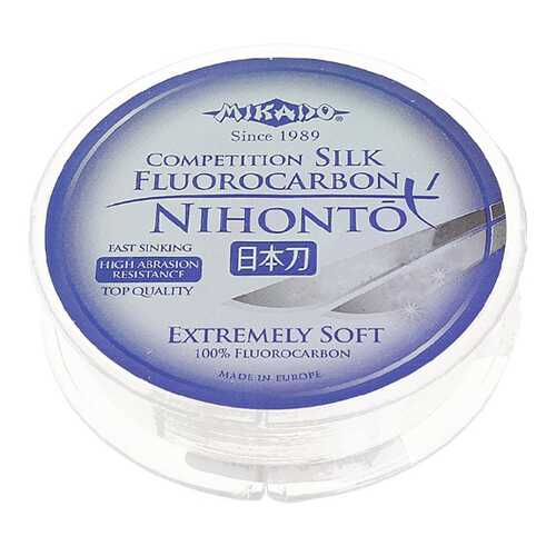 Леска монофильная Mikado Nihonto Fluorocarbon Silk 0,45 мм, 30 м, 12,1 кг в Интерспорт