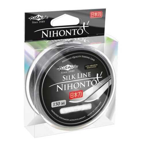 Леска монофильная Mikado Nihonto Silk Line 0,26 мм, 150 м, 8,4 кг в Интерспорт