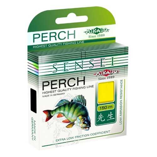 Леска монофильная Mikado Sensei Perch 0,18 мм, 150 м, 4,95 кг в Интерспорт