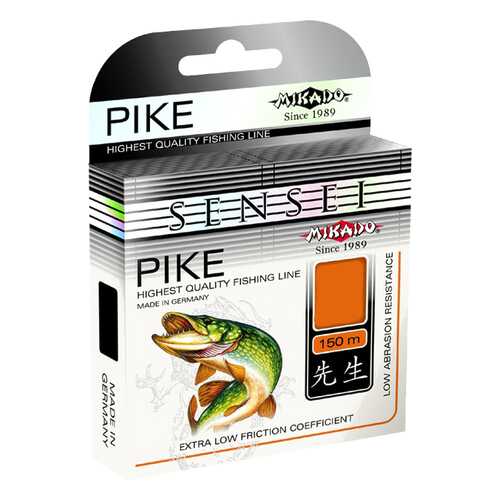 Леска монофильная Mikado Sensei Pike 0,2 мм, 150 м, 5,95 кг в Интерспорт