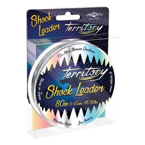 Леска монофильная Mikado Territory Shock Leader 0,55 мм, 80 м, 20 кг в Интерспорт