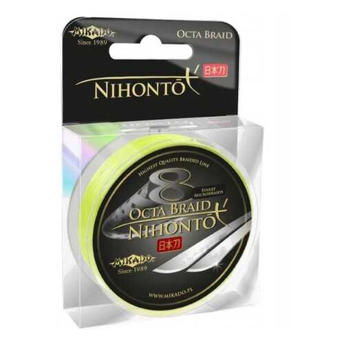 Леска плетеная Mikado Nihonto Octa 0,2 мм, 150 м, 18,1 кг fluo в Интерспорт