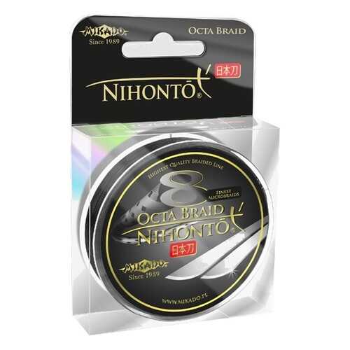 Леска плетеная Mikado Nihonto Octa 0,23 мм, 150 м, 20,8 кг black в Интерспорт