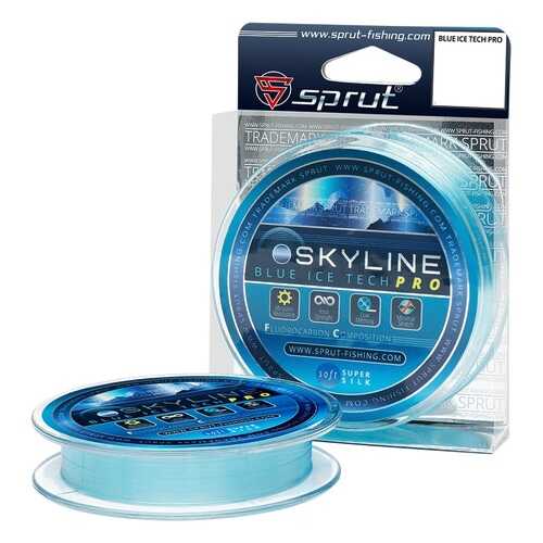 Леска SKYLINE Fluorocarbon Composition Evo Tech PRO Blue 100 м в Интерспорт