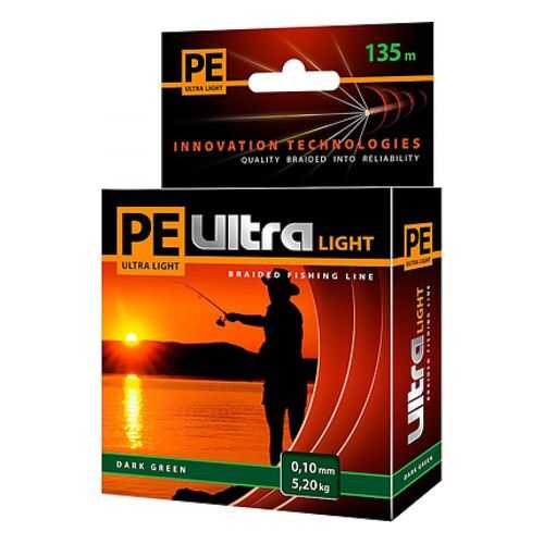 Плетеный шнур PE ULTRA LIGHT Dark Green 135 m в Интерспорт