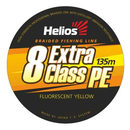 Шнур плетеный EXTRA CLASS 8 PE BRAID Yellow 135m в Интерспорт