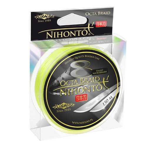 Шнур плетёный Mikado Nihonto Octa Braid Fluo, 0,16 в Интерспорт