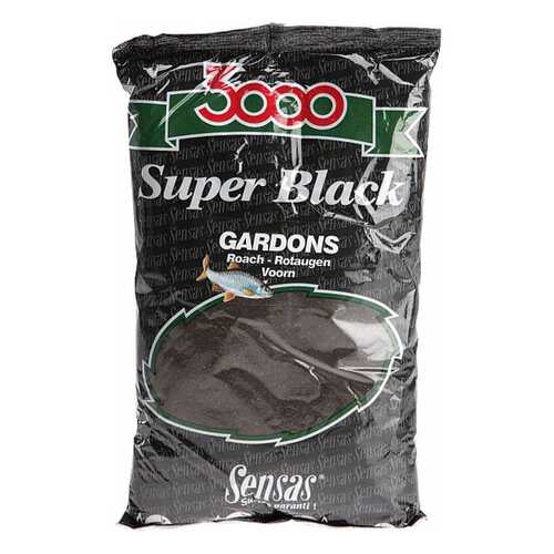 Прикормка Sensas 3000 Super Black Gardons, 1 кг в Интерспорт