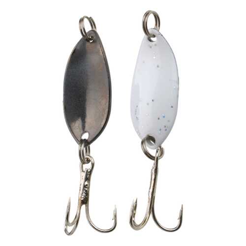 Блесна колеблющаяся Mikado Trout Campione Mini 1,4 г, 2,2 см, белая/черная в Интерспорт