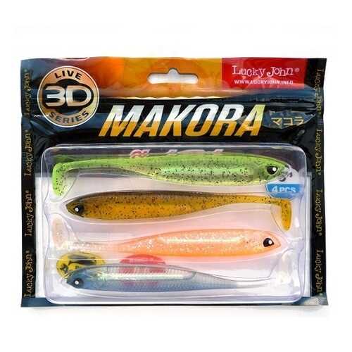 LUCKY JOHN Виброхвосты Lj 3D Series Makora Shad Tail 5.0In (12,70)/mix1 4Шт. в Интерспорт