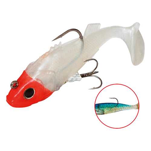 Виброхвост оснащенный Mikado Crystal Fish WXH-61 10 см, 64, 2 шт. в Интерспорт