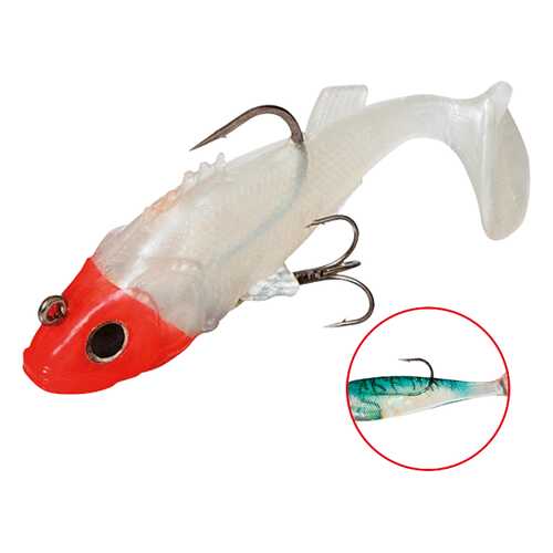 Виброхвост оснащенный Mikado Crystal Fish WXH-61 6 см, 113, 2 шт. в Интерспорт