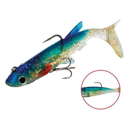 Виброхвост оснащенный Mikado Crystal Fish WXH-65 6 см, 64, 2 шт. в Интерспорт