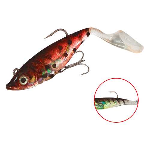 Виброхвост оснащенный Mikado Crystal Fish WXH-66 14 см, 57, 2 шт. в Интерспорт