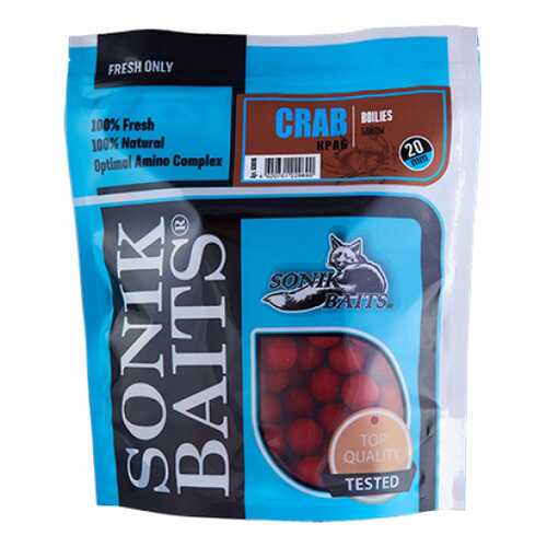 Бойлы тонущие Sonik Baits Crab, 20 мм, 0,75 кг в Интерспорт