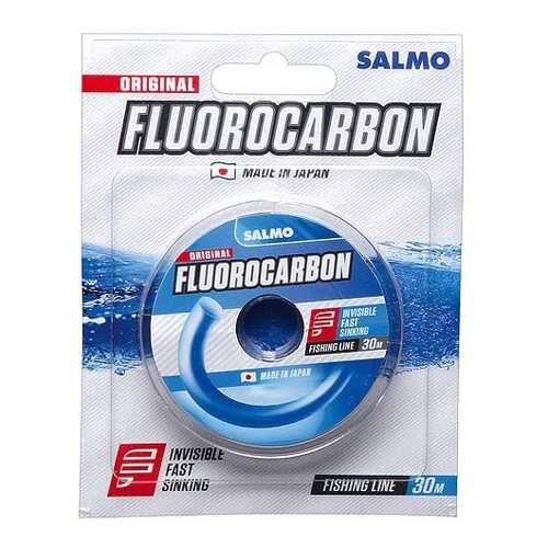 Леска монофильная Salmo Fluorocarbon 0,12 мм, 30 м, 1,3 кг в Интерспорт