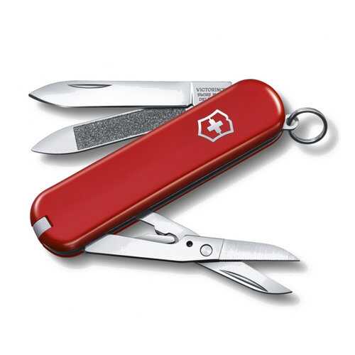 Мультитул-брелок Victorinox Executive 81 0.6423 65 мм красный, 7 функций в Интерспорт