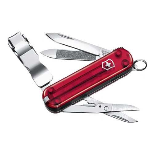 Мультитул-брелок Victorinox Nail Clip 0.6463.T 65 мм красный, 8 функций в Интерспорт