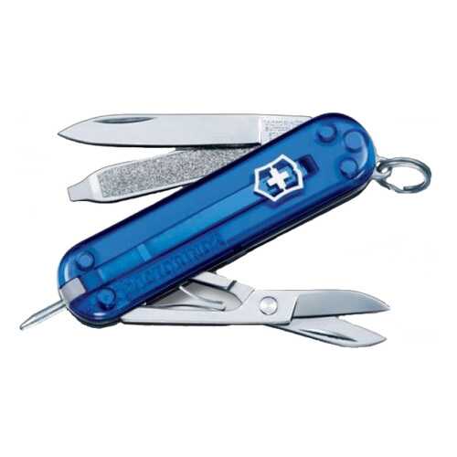 Мультитул-брелок Victorinox Signature 0.6225.T2 58 мм синий, 7 функций в Интерспорт