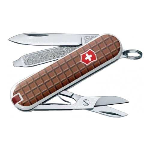 Мультитул-брелок Victorinox The Chocolate 0.6223.842 58 мм коричневый, 7 функций в Интерспорт