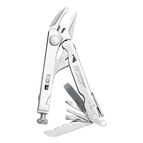 Мультитул Leatherman Crunch 68010181N 127 мм серебристый, 15 функций в Интерспорт