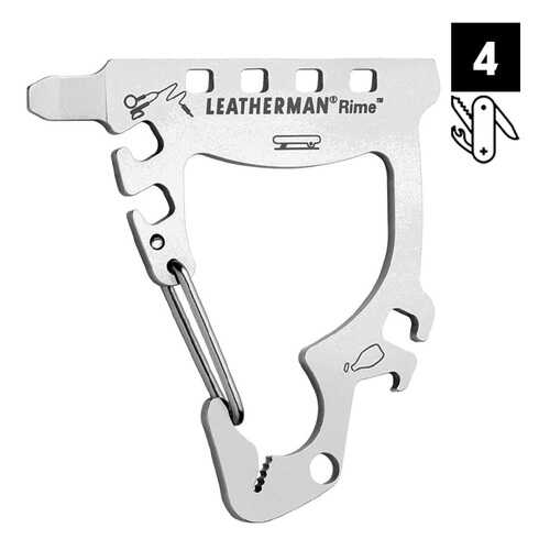 Мультитул Leatherman RIME серебристый 4 опции в Интерспорт