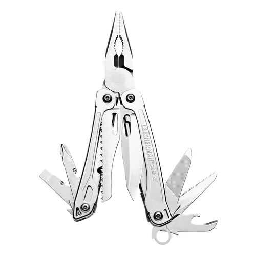 Мультитул Leatherman Sidekick 831439 97 мм серебристый, 15 функций в Интерспорт